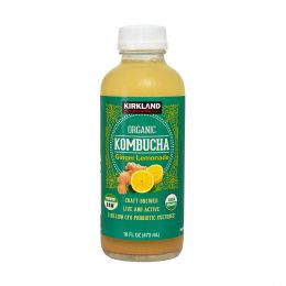 Kirkland Signature Organic Ginger Lemonade Kombucha 8 Units / 473 mL / 16 oz