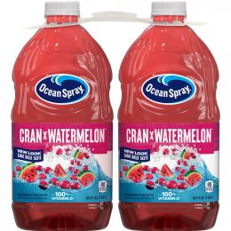 Ocean Spray Cranberry and Watermelon Juice Blend 2 Units / 1.89 L / 64 oz