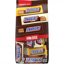 Snickers Chocolate Bar Party Variety Pack 680.96 g / 24.02 oz