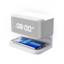 PocketTunes Wireless Alarm Clock with Charging Base