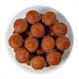 Selection Freshly Baked Mini Carrot Muffins 24 Units