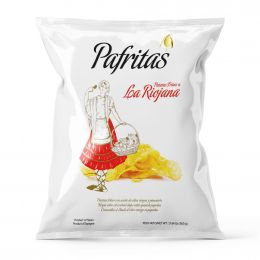 Pafritas Paprika Flavor Potato Chips 500 g / 1.1 lb