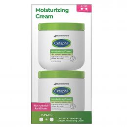 Cetaphil Moisturizing Cream for Dry and Sensitive Skin 2 Units / 453 g / 16 oz
