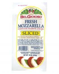 Belgioioso Fresh Sliced Mozzarella Log 453 g / 16 oz