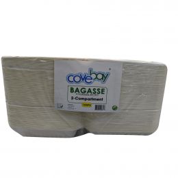 Covebay 2-Compartment Husk Boxes 100 Units