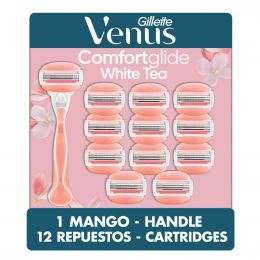 Gillette Venus Women's Razor Venus Comfortglide White Tea / 12 Moisturizing Cartridges