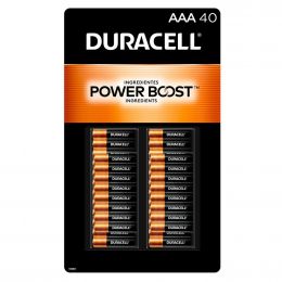 Duracell AAA Alkaline Batteries 40 Units