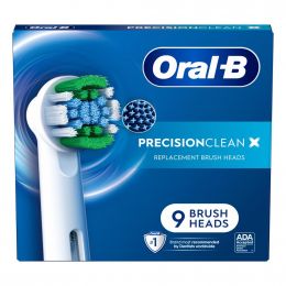 Oral B Electric Toothbrush Replacement Brush Heads 9 Units