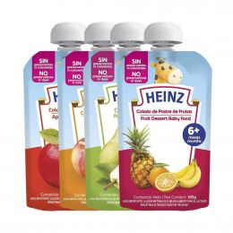 Heinz Assorted Flavors Fruit Dessert Baby Food 18 Units / 105 g