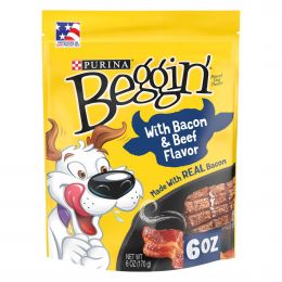 Purina Beggin Strips Bacon Flavor Dog Treat 6 Units / 170 g / 6 oz