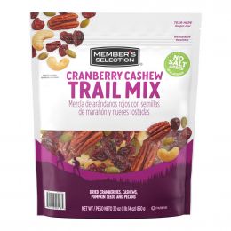 Selection Mix of Dried Cranberries, Pumpkin Seeds, Cashews, and Pecans 850 g / 30 oz