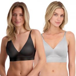 Anne Klein Shiny Fabric Bra 2 Units