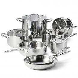 Tramontina Stainless Steel Cookware Set 13 Pieces