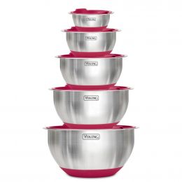 Viking Stainless Steel Mixing Bowls Set 10 Pieces