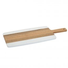 BAUM Acacia Wood and Artificial Marble Board Set 2 Pieces