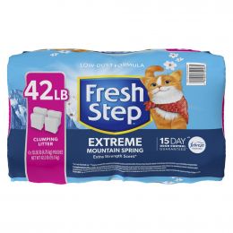 Fresh Step Cat Litter Odor Control with Fragrance 4 Units / 19 kg / 42 lb