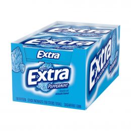 Wrigley's Extra Peppermint Gum 10 Units 37.5 g / 1.32 oz