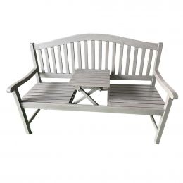 Selection Bench with Folding Table