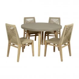 Outdoor Dining Set 5 Pieces