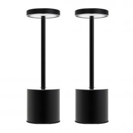 Aura LED Rechargeable LED Table Lamps with Touch Control 2 Units