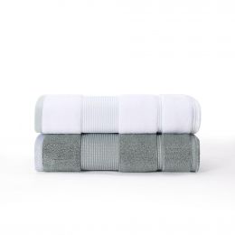 Modern Threads Bath Towel Set 2 Units 71 cm x 132 cm / 8“ x 52”