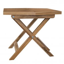 Melino Solid Acacia Wood Folding Table 57.99 cm x 39.98 cm x 4.98 cm / 22.83" x 15.74" x 1.96"