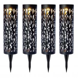 Bell + Howell LED Bollard Lights for Pathways and Gardens 4 Units