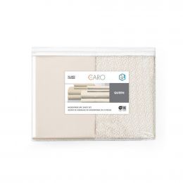 Caro Home Set of Bed Sheets and Pillowcases Queen in Polyester 8 Pieces