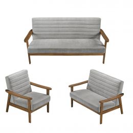 Genesis Set of Living Room Furniture 3 Pieces
