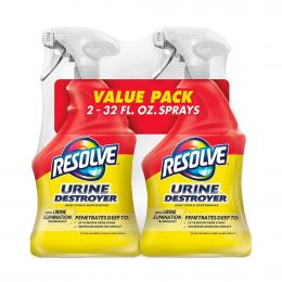 Resolve Urine Stain & Odor Remover 2-Pack / 946 mL / 32 fl oz