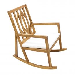 Eden Grace Acacia Wood Rocking Chair
