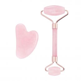 Danielle Creations Gua Sha and Facial Roller Massager Set 2 Pieces