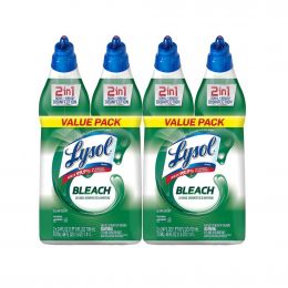 Lysol Toilet Cleaner with Bleach 4 Units / 709 mL