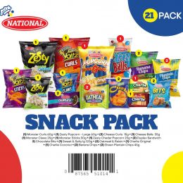 National Assorted Snack Pack 21 Units
