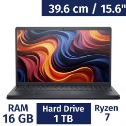 Dell 39.6 cm / 15.6” Inches Laptop AMD Ryzen 7 / 16 Gigabytes / 1 Terabyte 7GWKM