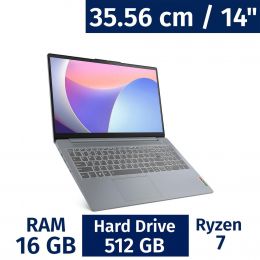 Lenovo 35.56 cm / 14" Inches Laptop AMD Ryzen 7 5700U 16 Gigabytes / 512 Gigabytes 82R9000KUS