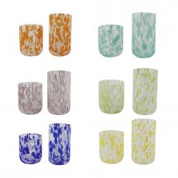 Fortune Set of Colored Glasses 12 Pieces