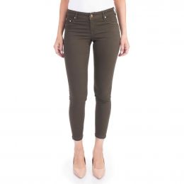 Suko Jeans Olive Color Pants with Shaping Fit for Women