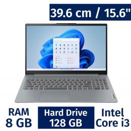 Lenovo 39.6 cm / 15.6" Inch Intel Core i3 8 Gigabytes / 128 Gigabytes 82XB00C2US