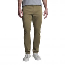 English Laundry Khaki Pants with Elastic Waist and 5 Pockets for Men