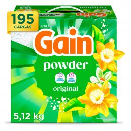 Gain Original Scent Laundry Detergent Powder 195 Washes / 5.12 kg / 180 oz