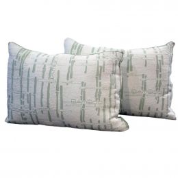 Serta Bamboo Pillow Queen Size 2 Units