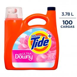 Tide Liquid Laundry Detergent with Downy Ultra Fabric Softener 3.78 L /128 oz / 100 Loads