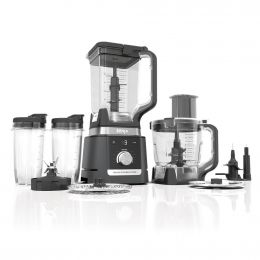 Ninja Deluxe Kitchen System Smart Multifunction Blender with Processor Auto-IQ 1 200 W CO905KS