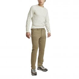Weatherproof Vintage Khaki Pants with Flexible Waist for Men