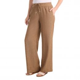 Dalia Wide Leg Pants with Elastic Waist for Women
