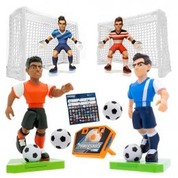 Powershots Set Soccer Figures with 4 Balls