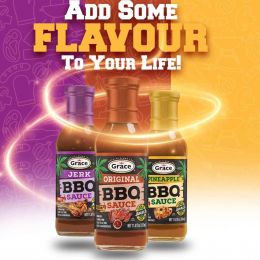 Grace Assorted Flavor Barbecue Sauces 3 Units / 350 mL