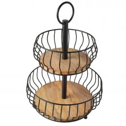 Mikasa 2-Tier Kitchen Storage Basket