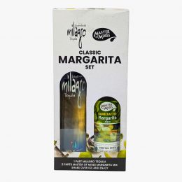 Leyenda del Milagro White Tequila 750 mL / 25.36 oz + Margarita Mix 1 L / 33.8 oz